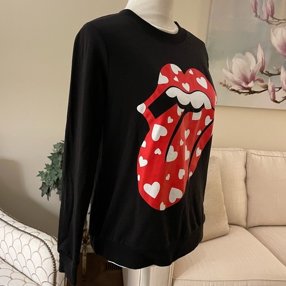 Rolling Stones Hearts Graphic Sweatshirt - Picture 5 of 16